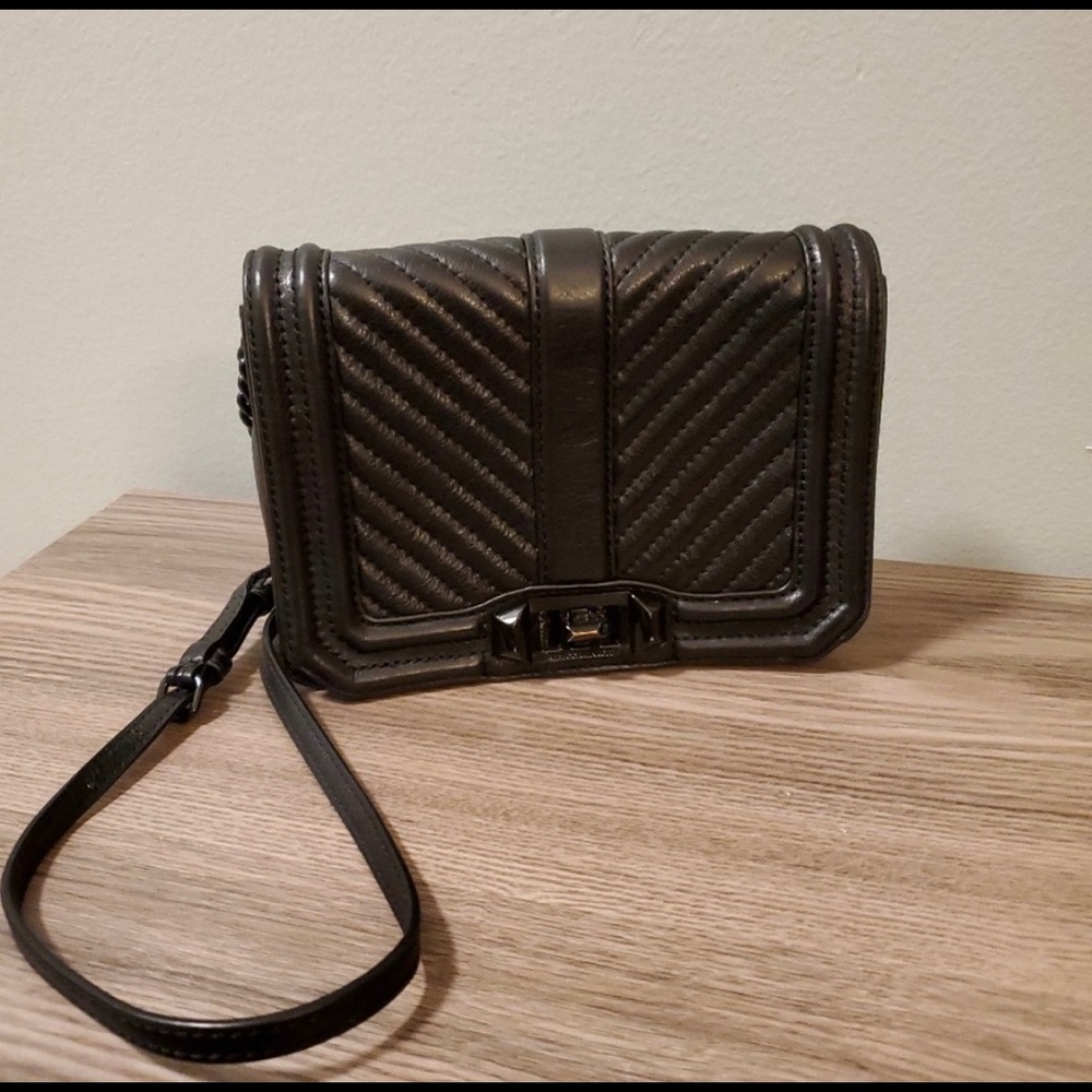 Rebecca Minkoff Love Black Small Crossbody